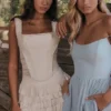 Fifi White Layered Mini Skirt
