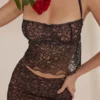 Jacinta Black Lace Cami Top Jacinta Black Lace Cami Top