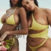 Tropez Olive Halter Neck Bikini Top