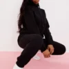 Halo Ink Cotton Fleece-Back Oversized Hoodie