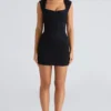 The Cap Sleeve Black Corset Top